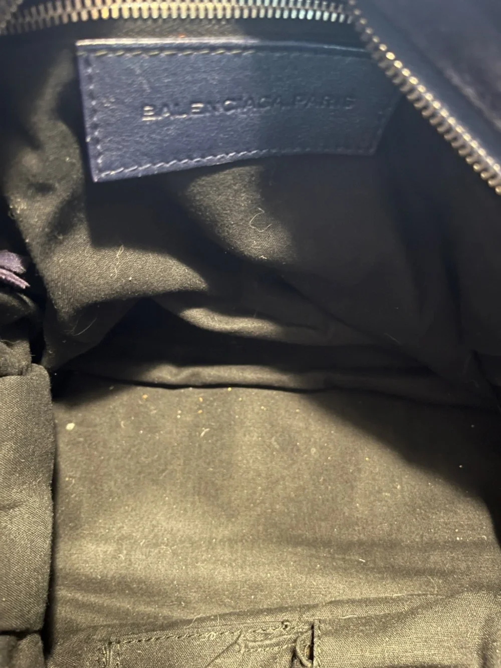 Balenciaga First Bag Suede Color Blue Nuit
